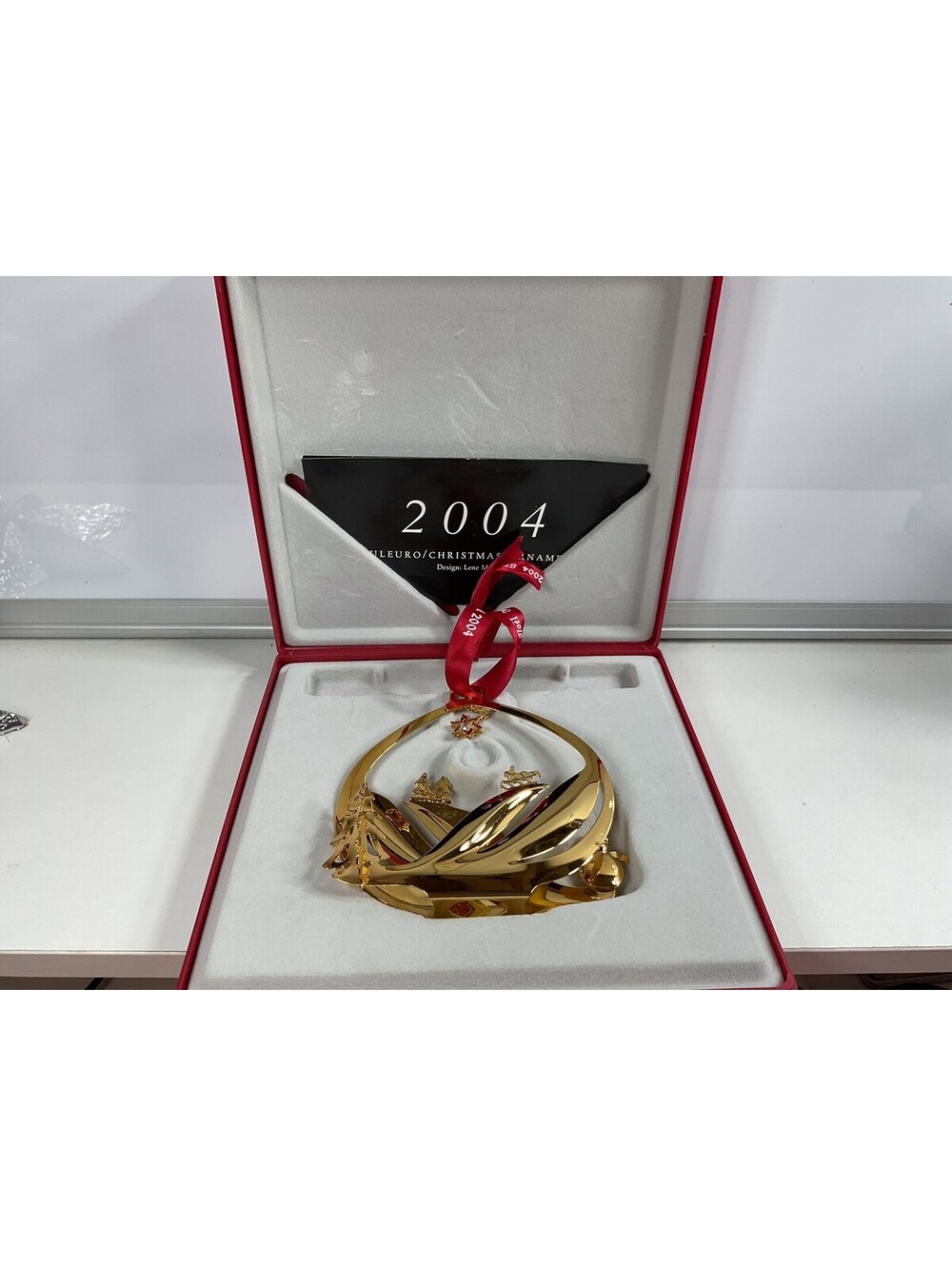 George Jensen 2004 Snowscape Ornament NIB